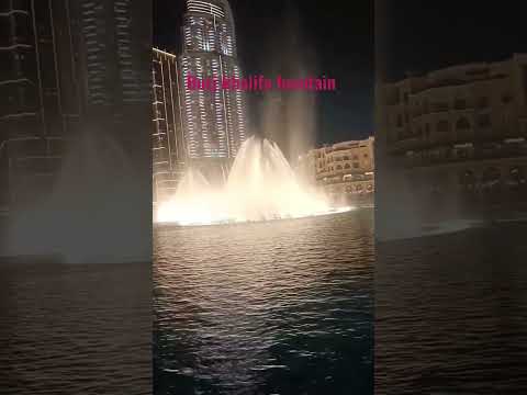 Burj khalifa fountain #dubai