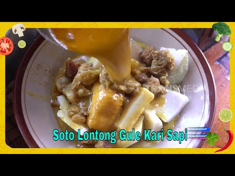 Lontong Gulai Daging Sapi