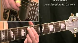 How To Play James Taylor Blossom (intro only) chords