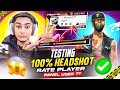 Testing new 100 headshot rate player  for aditech guild  new white444   free fire max