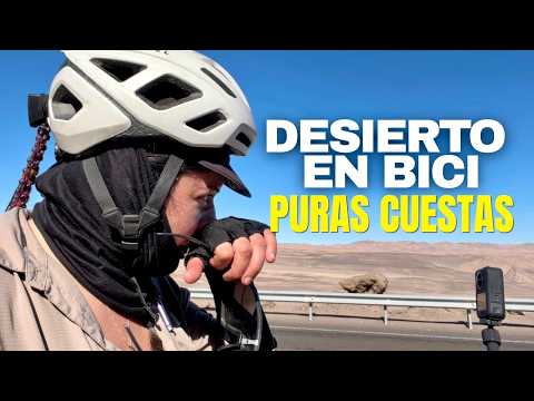 CUESTA CAMARONES EN BICI - Cruzo el desierto de Arica SOLA - Comuna Camarones (Cuya)