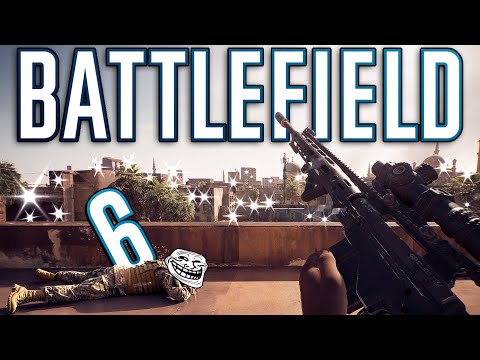Battlefield 6 Funny Moments - Trolling COD Snipers, Trickshots, Glitching Out The Map!
