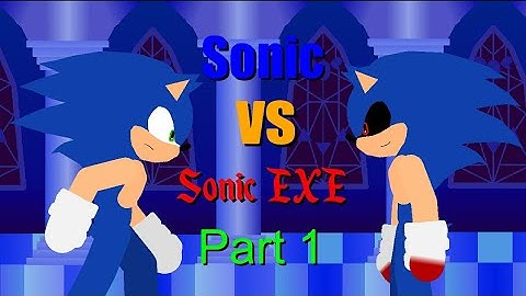Sonic vs Sonic EXE part 1 - Stick nodes