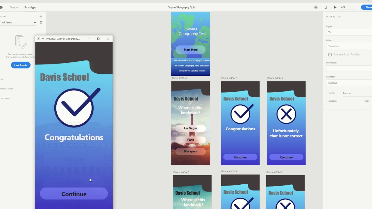 design inshorts app adobe xd download