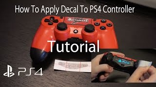 How To Apply / Install Light Bar Decal On PS4 Controller
