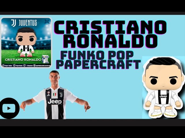 Cristiano Ronaldo Funko Pop PaperCraft 