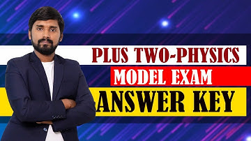 Physics Answer Key Plus Two Model Examination 2022 March | Sachin Sir | Target Learning App