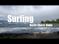 Surfing north shore oahu