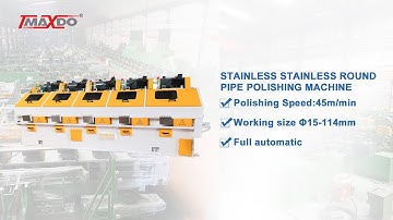 Maxdo Lasted Design Round Stainless Steel Pipe Polishing Machine