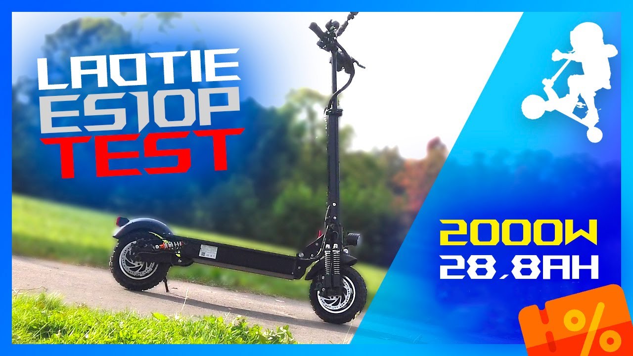 Laotie SR10 Review🛴 Decent 10 Escoot 3200W 60V 24AH & 60Km/h