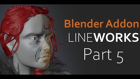 Blender 2.80 Addon Tutorial - Lineworks Part 5 Line Types
