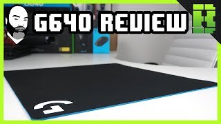 Logitech G640 Cloth Gaming Mouse Pad Review Youtube