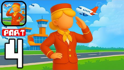 Airport Idle - Gameplay Walkthrough Part 4 Tutorial Manage Your Airport (iOS,Android)