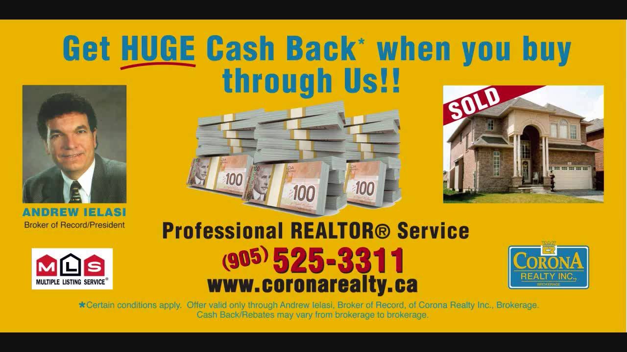 Home Buyers Cash Back Rebates When Buy Home In Dundas Ontario YouTube
