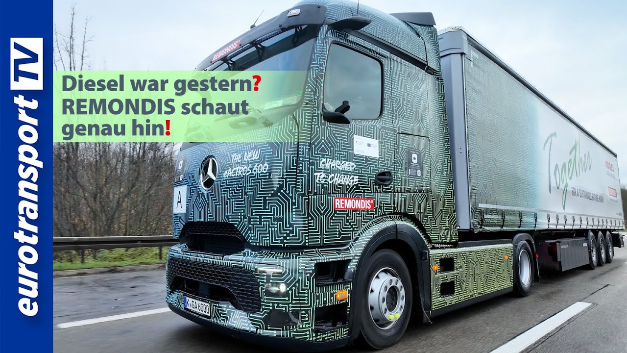 Nachhaltig, leise, leistungsstark Der eActros 600 im Alltagstest bei REMONDIS