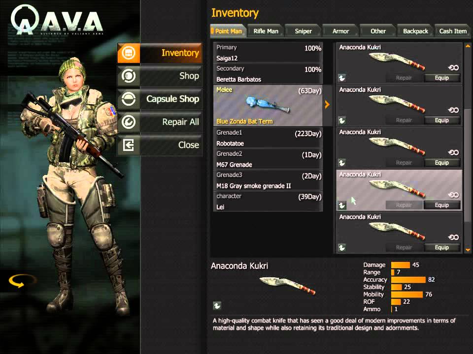 [A.V.A][SEA] JunMitsugi 15 Anaconda Kukri ( 29/7/2013 )