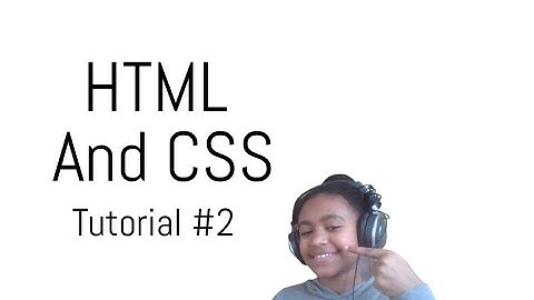 HTML And CSS Tutorial #2 Structure of an HTML document