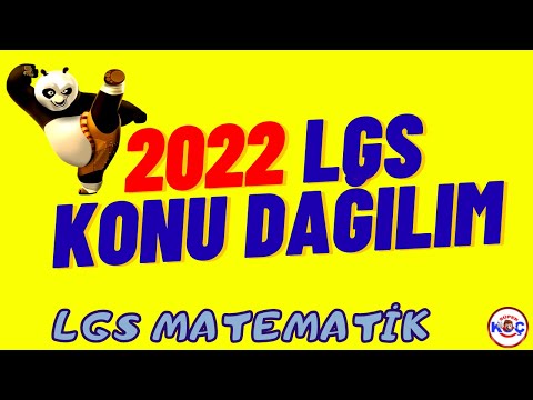 LGS Matematik Konu Dağılımı 2022 | 8.Sınıf Matematik Konular | SÜPER KOÇ MATEMATİK