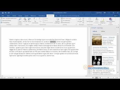 Video: Sådan Aktiveres Stavekontrol I Word
