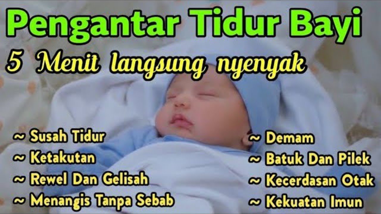 Ayat Suci AlQuran Pengantar Tidur Bayi, Murottal Pengantar Tidur Bayi Susah Tidur dan Rewel 💫
