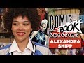 Dark Phoenix Star Alexandra Shipp Talks up a Storm and goes Comic Book Shopping