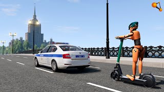 ОТЕЦ АРЕНДОВАЛ СЫНУ САМОКАТ, НО ЗАПРЕТИЛ ВЫЕЗЖАТЬ НА ДОРОГУ | BeamNG.drive