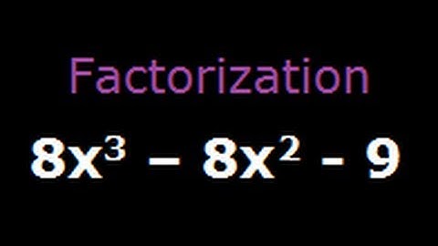Factorisation  cubic expression - Maths Olympiad problem _HARD PROBLEM