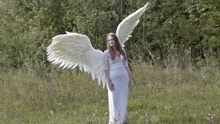 Large Angel Wings Costume Adult, Cosplay Costume Women, Halloween Costume,White Angel Wings