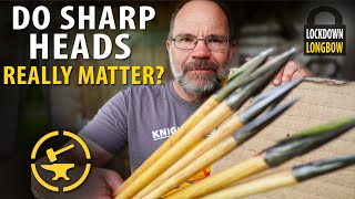 Do sharp arrow heads really matter?
