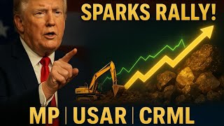 Rare Earth Rally: MP Materials, USAR \& CRML Surge Amid Geopolitical Tensions.