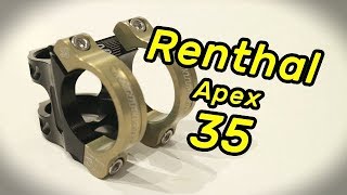 The Renthal Apex 35 All Mountain Enduro Stem, with Actual Weight