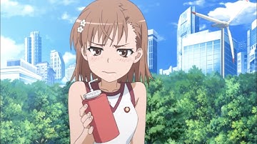 Misaka Shares An Indirect Kiss With Touma!
