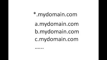 Setup a wildcard domain including free SSL | Let