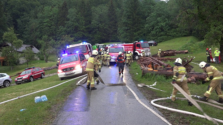 Bauernhof am Gaisberg in Brand