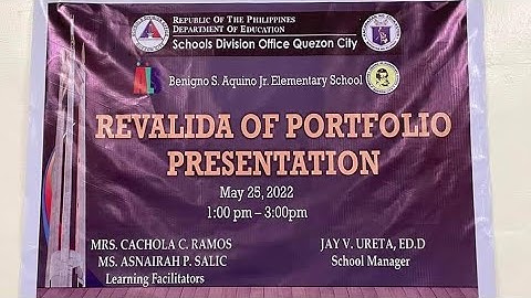 Revalida Of Portfolio Presentation. ALS Learners (BAJES) Batch 2021-2022 #als #alsrevalida2022 #rev