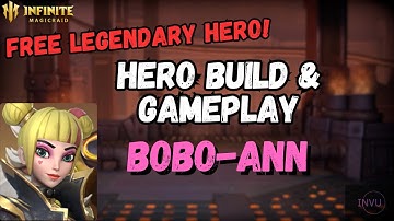 Infinite Magicraid (IMR): Hero Build | Bobo Ann (FREE LEGENDARY HERO)