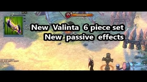 [request] quick show: new valinta passive set effect - Tree of Savior