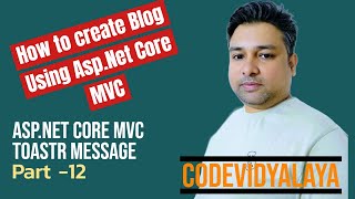 How to use toastr messages in ASP.NET Core MVC Blog Part -12