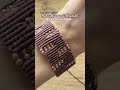 boho macramé bracelet tutorial 🤎 #shorts #jewelrymaking #diy #boho #diymacramé #macrameaccessories