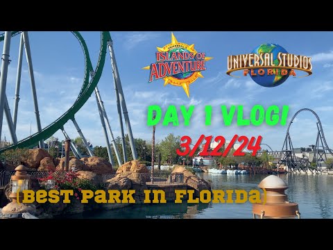 Islands Of Adventure Rocks! | Universal Orlando Day 1 Vlog 3.12.24