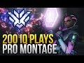When Pros Make 200 IQ Plays Montage - Overwatch Montage
