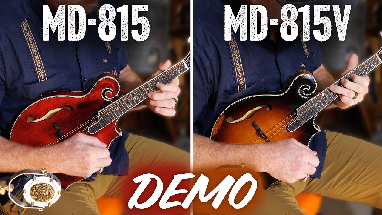 Eastman MD815-V/SB Vintage Sunburst F-Style Mandolin With Case