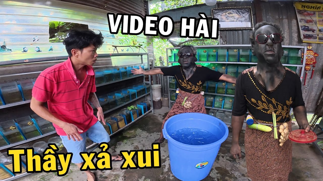 Anh Nhí Betta nhờ Thầy Bói xả xui bằng cách Tắm Nước Đá - Vlog Hài Hước