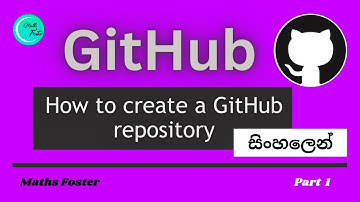 GitHub සිංහලෙන් - Part 1 (How to create a new GitHub repository)