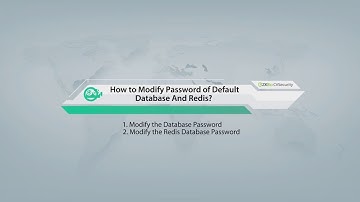 How to Modify Password of Default Database and Redis in ZKBio CVSecurity? | ZKTeco Academy