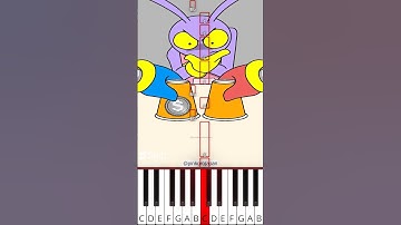 What!!😱😱TADC Jax & Pomni Easy Magic Trick Tutorial Animation (@pinkorojapan) - Octave Piano Tutorial