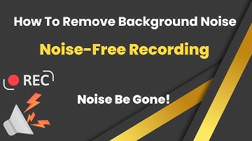 How to Remove Background Noise While Recording Video on Your Computer