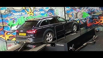 Audi A6 in for stage one remap and dyno at Carlton Tuning
