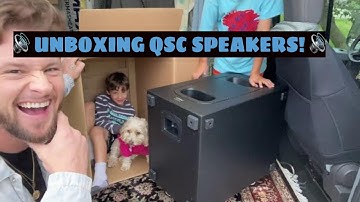 Unboxing new QSC Speakers! K10.2 KS112  I  Tim Rose