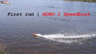 RC-Speedboat Mono 1 | first run